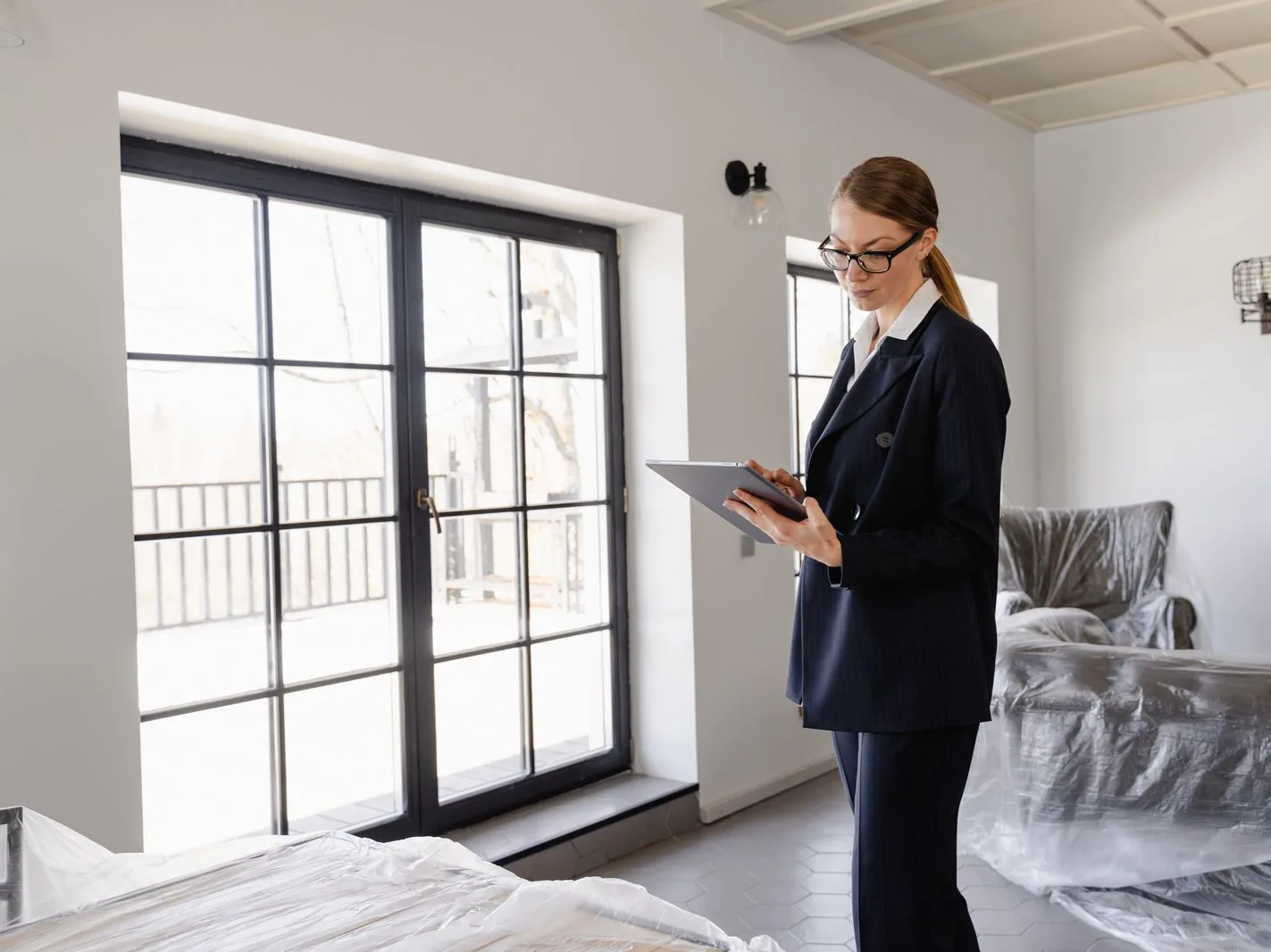 A portfolio of managed single-family rental homes